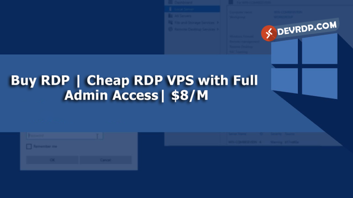 Buy RDP Online - RDP Full Admin Access 2024