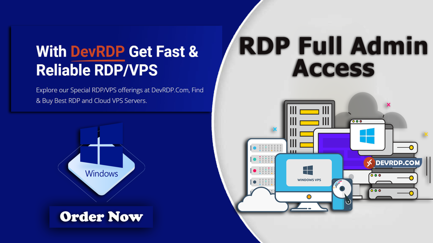 Buy RDP RDP VPS with Full Admin Access $8m