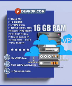 Cloud VPS - 16 GB RAM