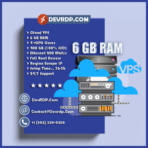 Cloud VPS - 6 GB RAM